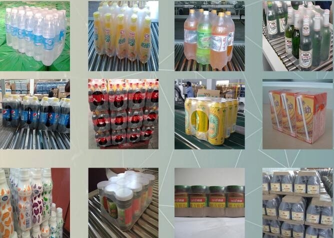Full Auto Wrapping Film Shrink Packaging Equipment For Water Juice Factory