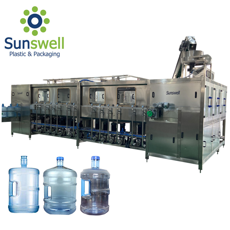 Low Weight Complete SUS316 5 Gallon Water Filling Machine