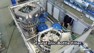 12000BPH 2Oz ガラスボトル トニック飲料 詰め込みライン