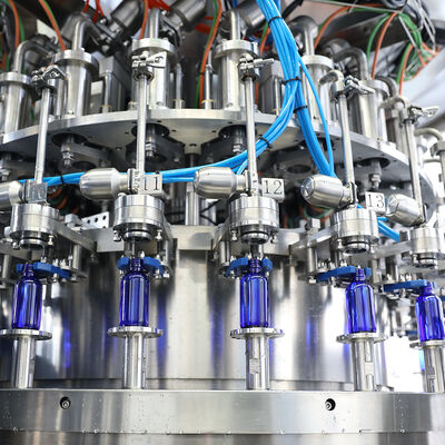 Automatic Liquid Pure Mineral Water Fruit Juice Carbonated Soft Drink Processing Bottling Machine Glass Bottle Tonic Filling Machine