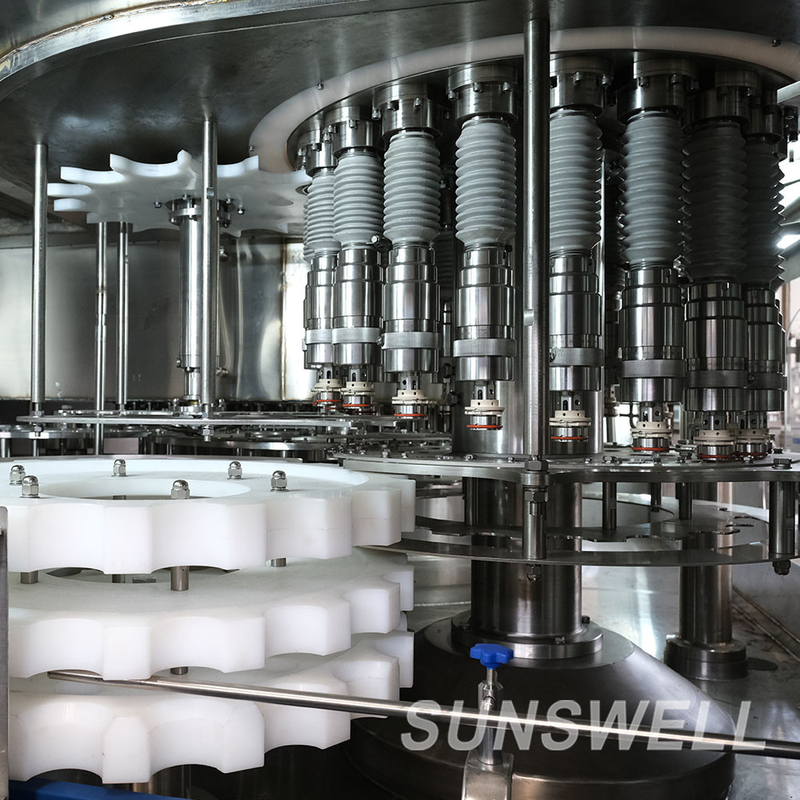High Accuracy Commercial Fruit Juice Making Machine Super Clean Sanitizer Washer Peristaltic Pump Filler Sealer