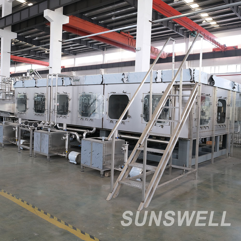 High Speed Fruit Juice Filling Machine Sanitizer Rinsing Fruit Chunk Peristaltic Weighting Bottling Sealing Monoblock