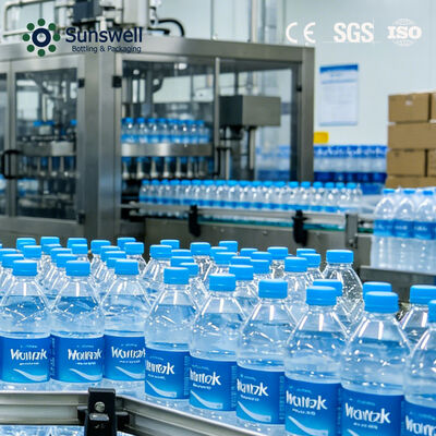 フルオート 24000 BPH 500ml PETボトルミネラルウォーター製造ライン